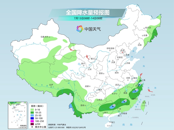 江南华南仍有较大范围强降雨 未来一周北方暑热升级