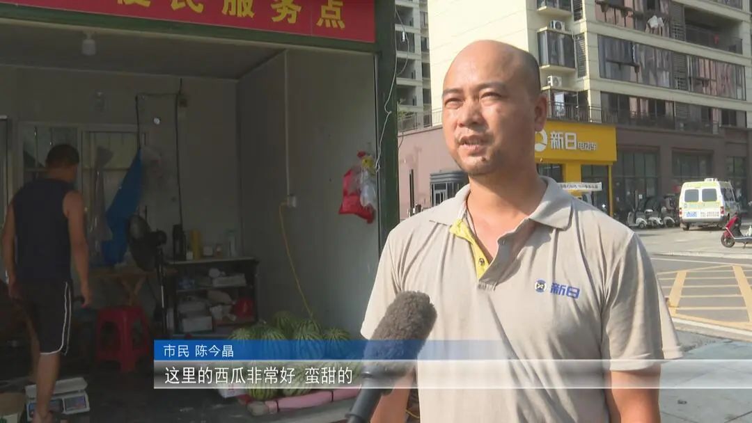 永修:便民瓜棚 盛夏里的“甜蜜驿站”