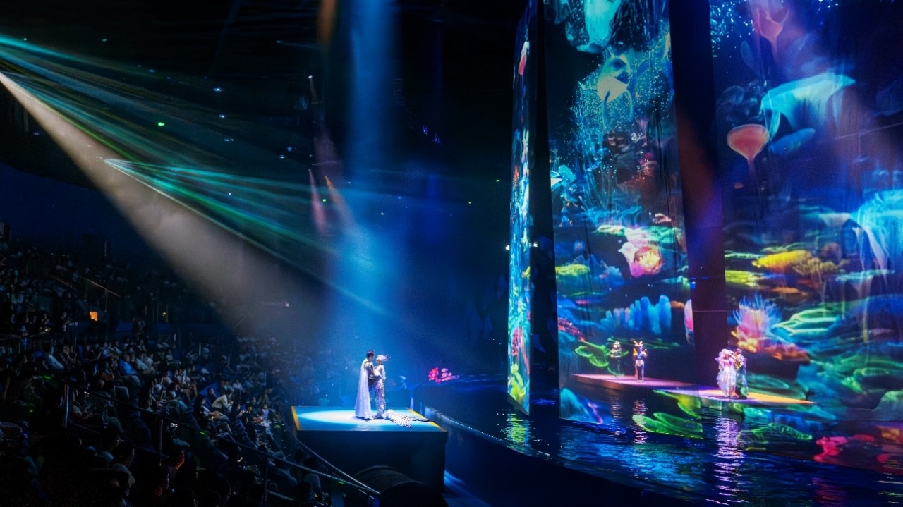 三亚大型水上表演秀暑期焕新改版
