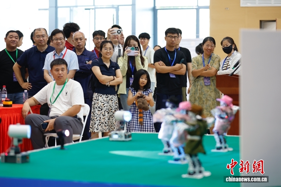 五省份高校学生同台 机器人在北京“秀舞技”