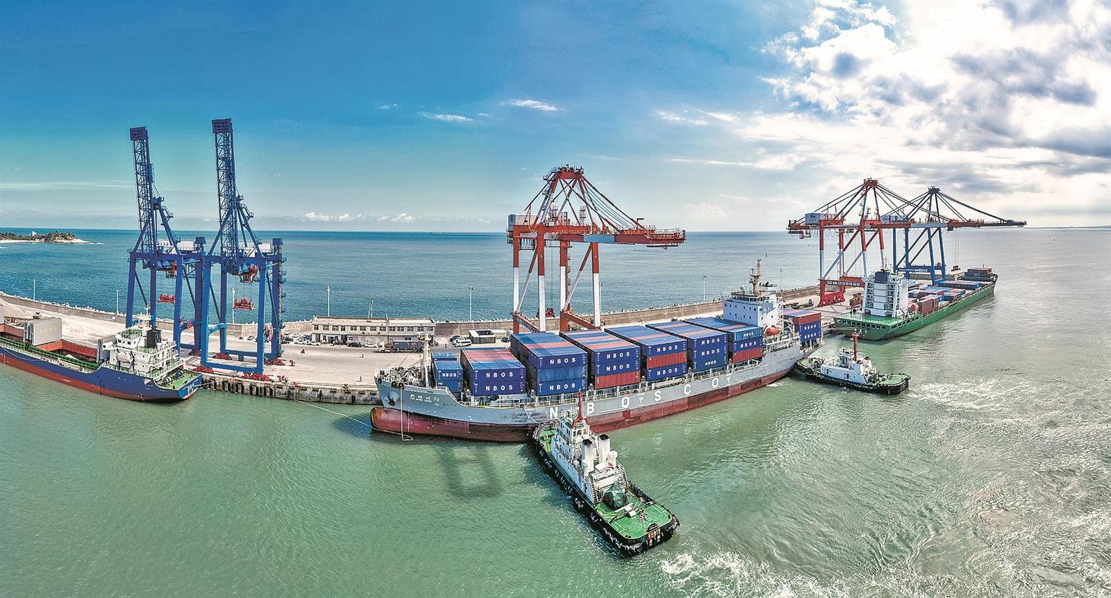 从“曲线出海”到“点对点”直航 泉州港开通首条仁川港外贸集装箱航线