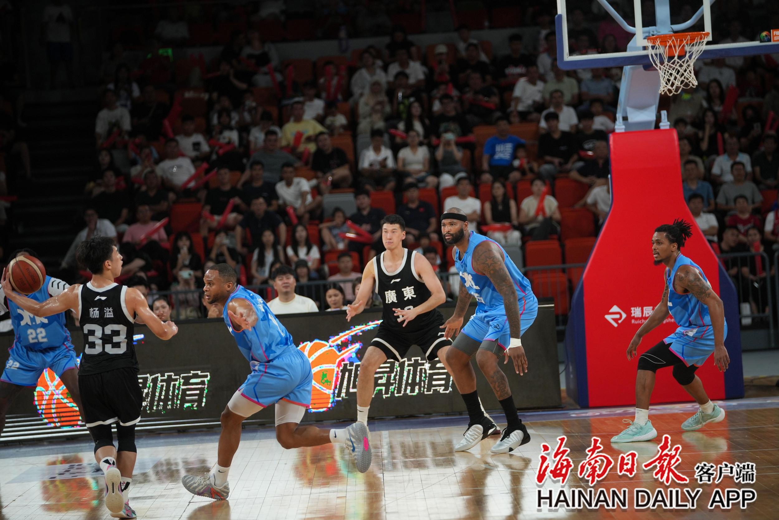 2025三亚中美国际篮球明星赛鹿城开打