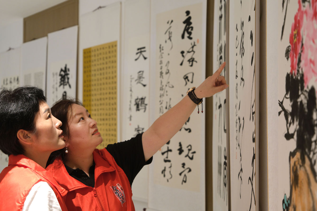 纪念抗战胜利80周年 中国泰山国际书画邀请展开幕 纪念抗战胜利80周年 中国泰山国际书画邀请展开幕