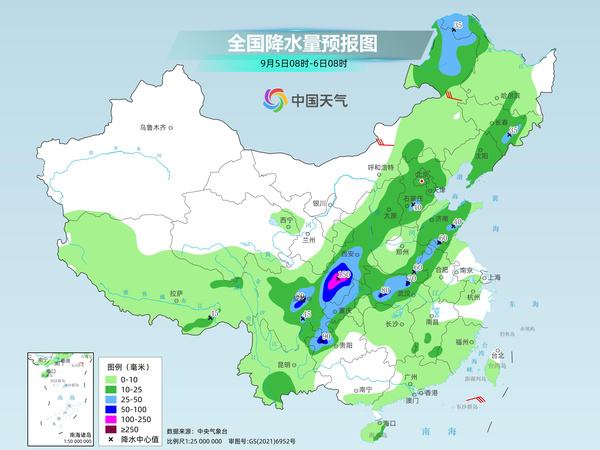 北方秋凉上线南方暑热犹存 四川陕西等地大范围降雨持续