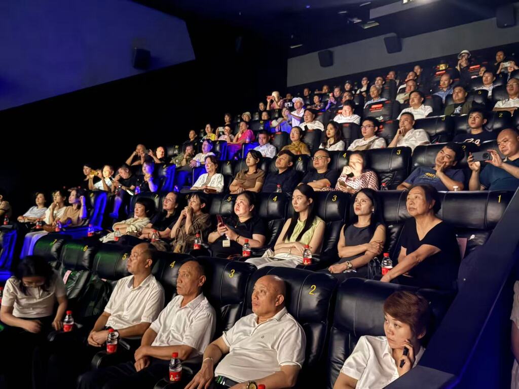 观影活动现场。记者 秦思思 摄