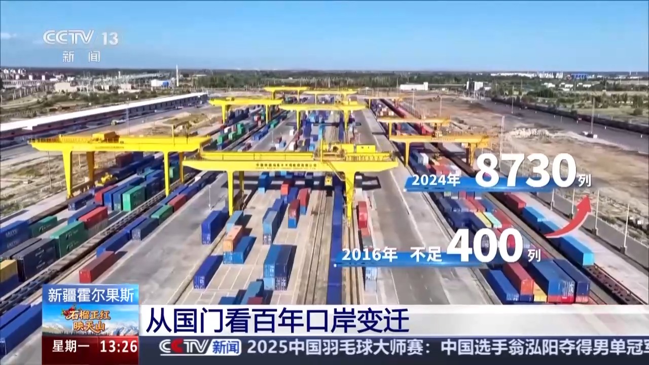 从国门看百年口岸变迁 霍尔果斯跑出对外开放“新速度”