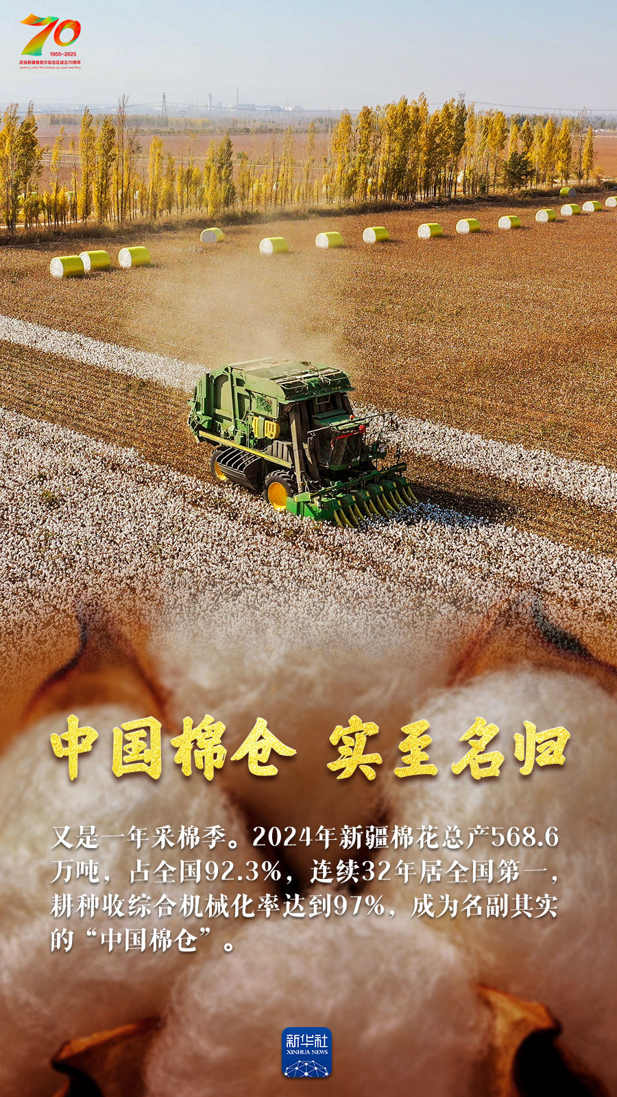 巨变70年｜天山南北“丰”景如画