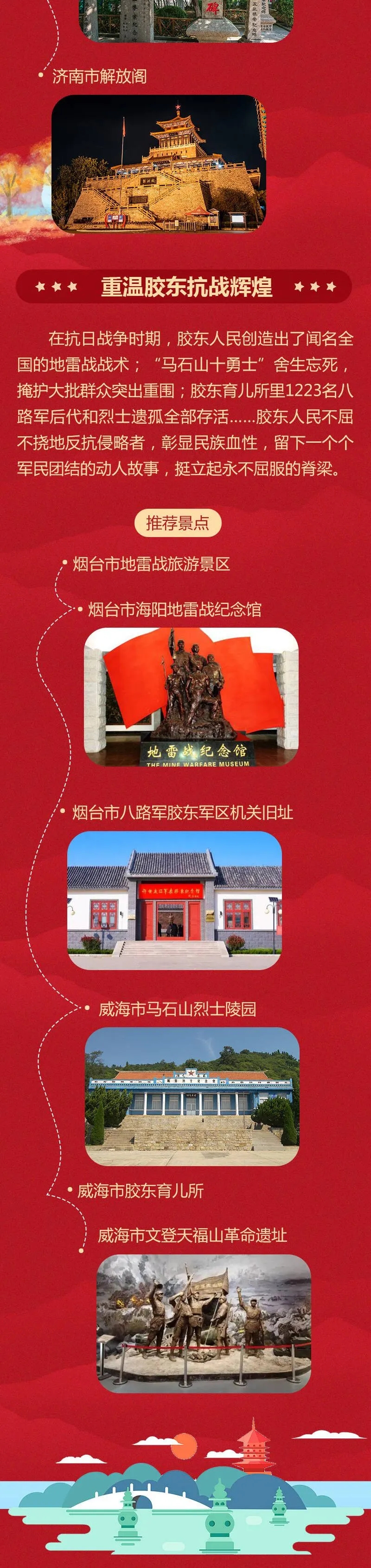 山河印证八十载 解锁这些山东红色旅游路线