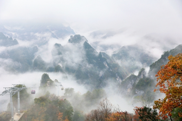 大巴山美丽风景。任峰摄