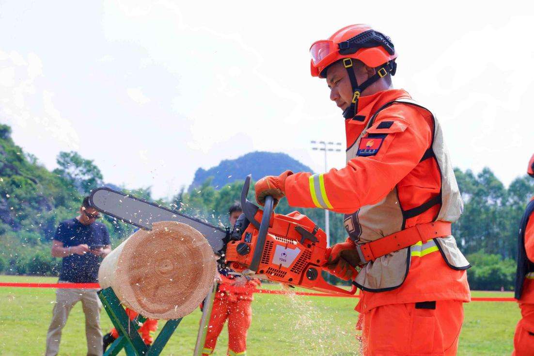 广西举行森林防灭火技能大比武活动