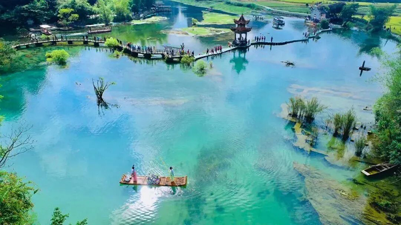 靖西鹅泉景区。广西文旅厅供图