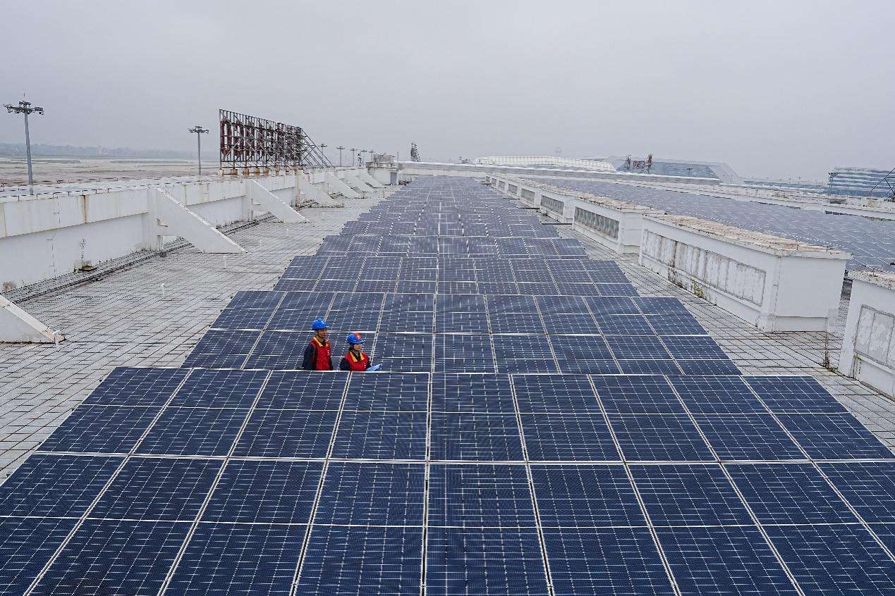 湖北鄂州花湖机场：使用绿能超8100万千瓦时