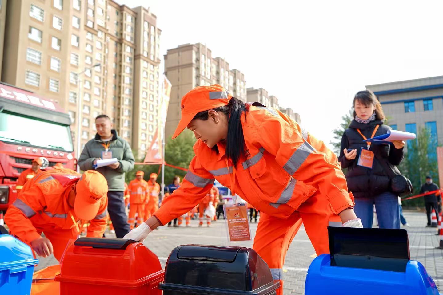 橙衣先锋竞风采！宁夏首届环卫精英技能竞赛开幕