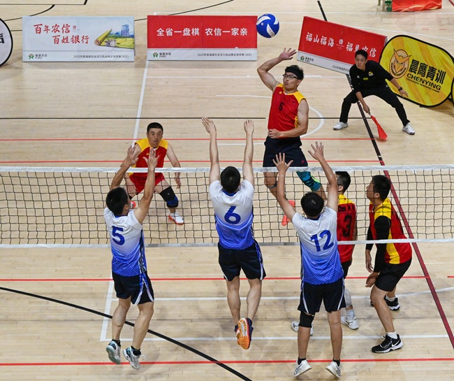 赛场拼搏展风采 2025年全省教职工运动会气排球比赛落幕