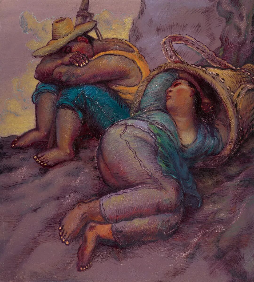 罗中立《息》200×180cm 布面油画 2023年.jpg