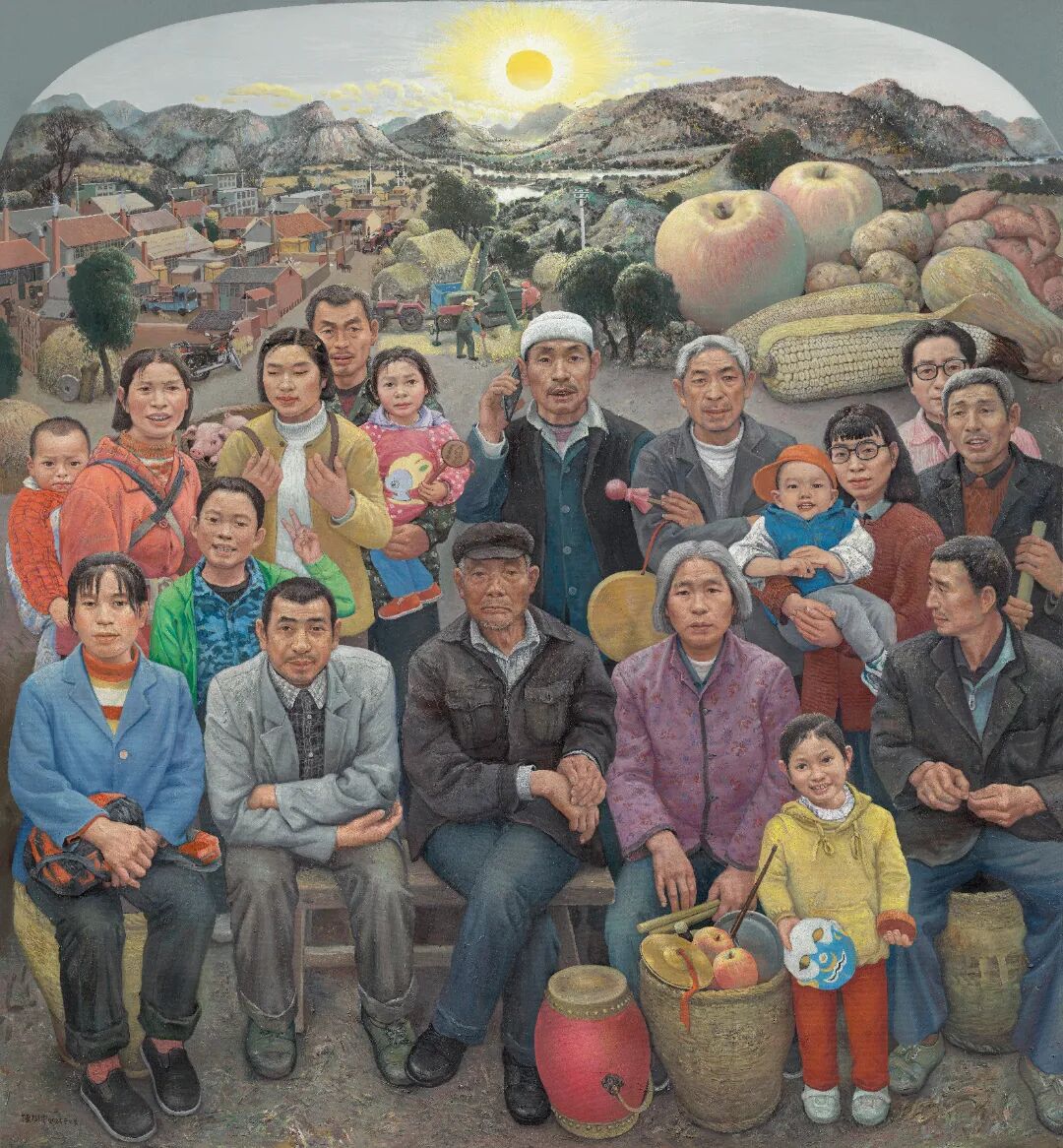 陈树中《融 我们的家园》216x200cm 布面油画 2024年.jpg