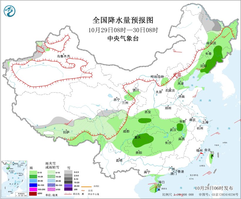 青藏高原东部有持续雨雪天气 华北中南部黄淮西部等地有霾