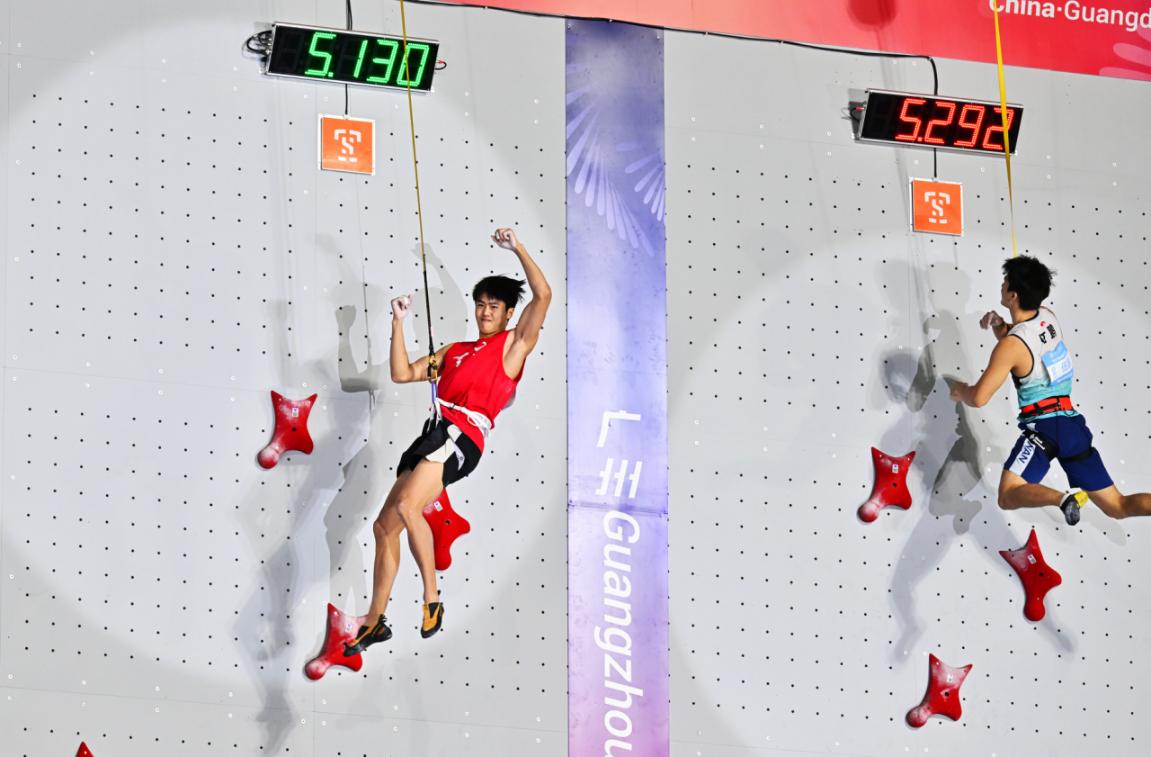 黑马逆袭！19岁重庆小将闪耀攀岩赛场