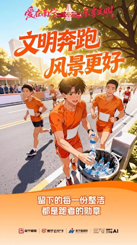 2025南宁马拉松赛|文明与热情共舞 奔跑与温情同行