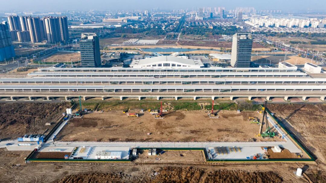 张家港东站房正式开工建设!