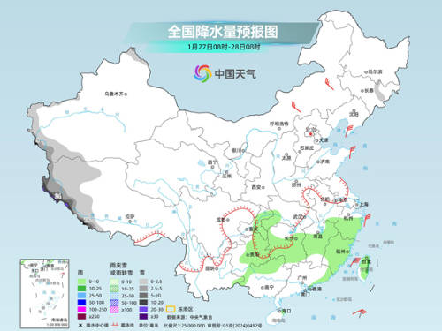 本周中东部气温起伏明显 今明天雨雪范围缩减西藏新疆降雪增强