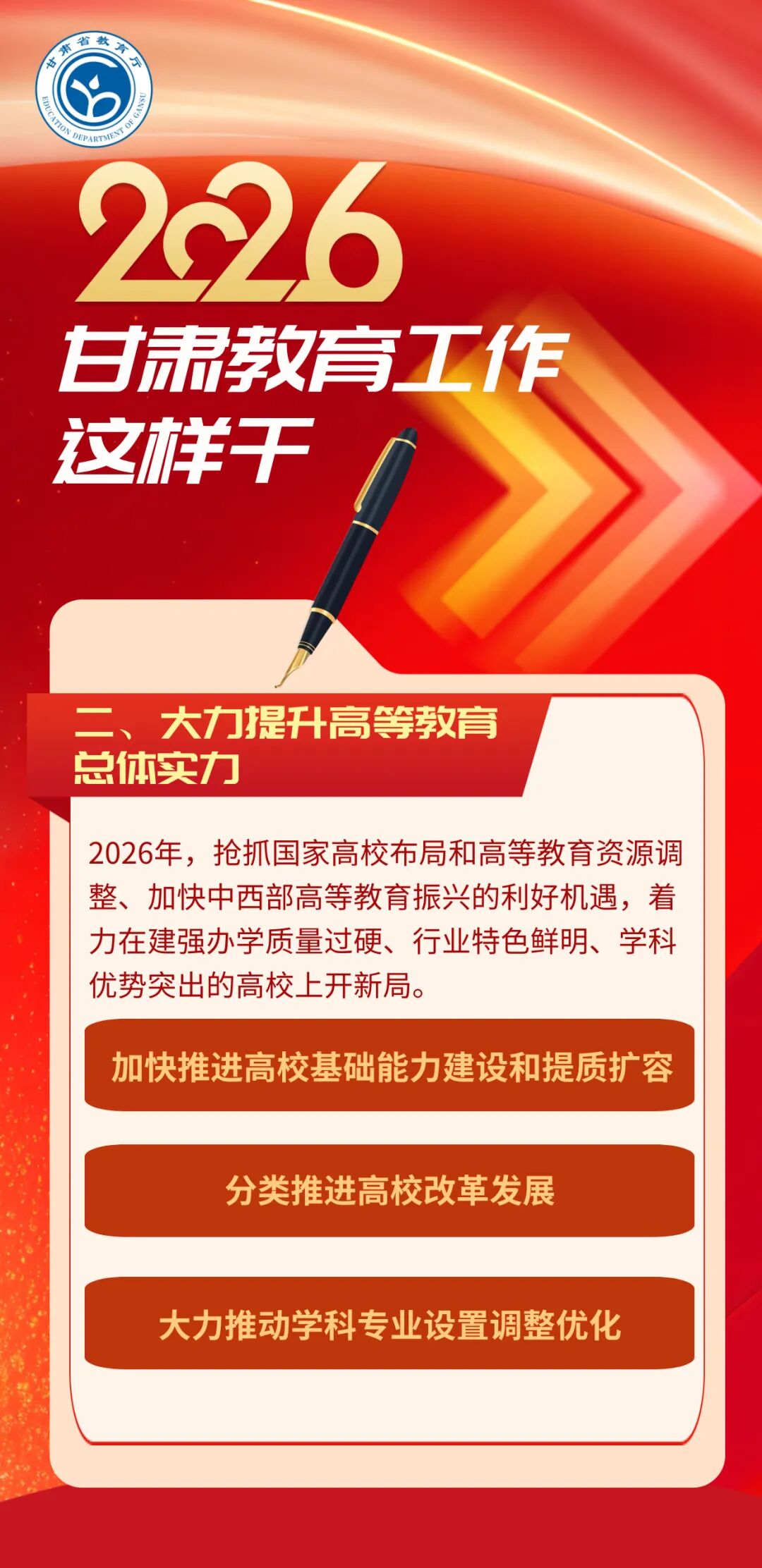 2026年甘肃教育工作这样干，组图带你看