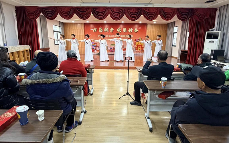 武汉市武昌区户部巷社区“文艺+教育”联欢凝聚党群心 活动现场。