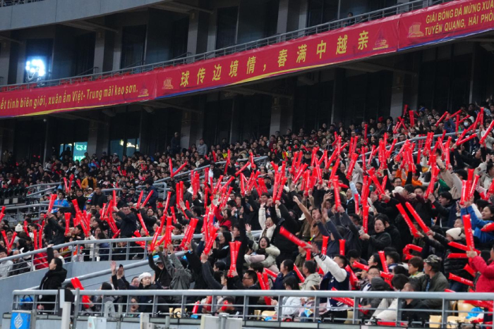 桂越六地新春足球赛收官 绿茵赛场缔结睦邻深情