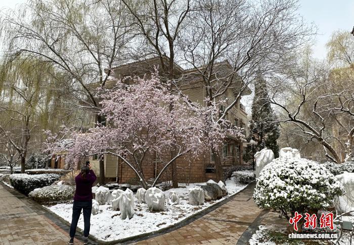 甘肃多地迎降雪 兰州最高气温跌至2℃