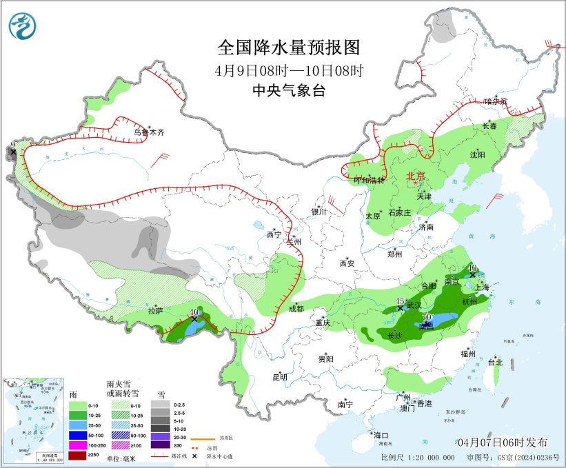 江淮江汉等地将有较强降水和强对流天气 北方及西南地区仍有大风