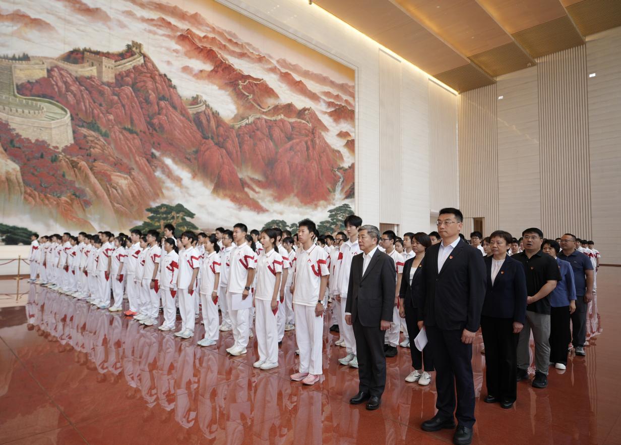 “少年承薪火、青春谱华章”离队建团仪式在中国共产党历史展览馆举行