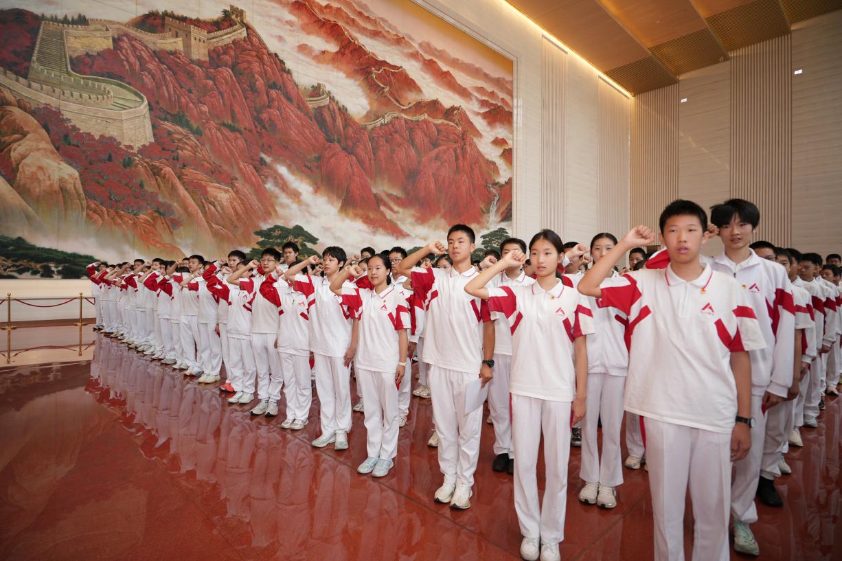 “少年承薪火、青春谱华章”离队建团仪式在中国共产党历史展览馆举行
