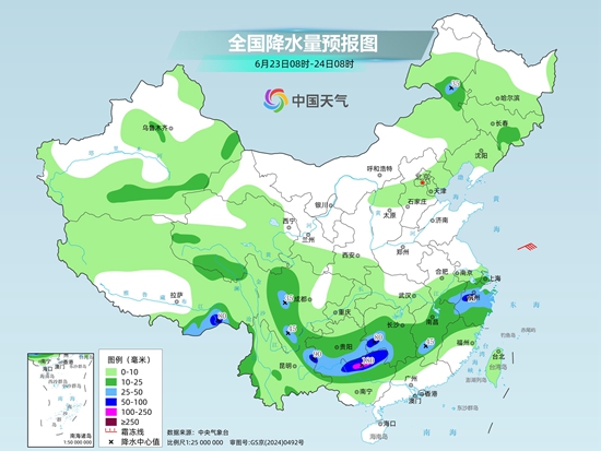 长江中下游仍为降雨核心区局地有大暴雨 华南等地将现成片高温