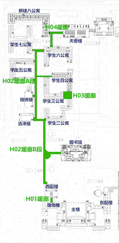 暴雪！哈工大校园暖廊可5分钟直达……