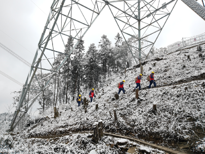 踏雪迎风保供电 他们全力以赴守护万家灯火