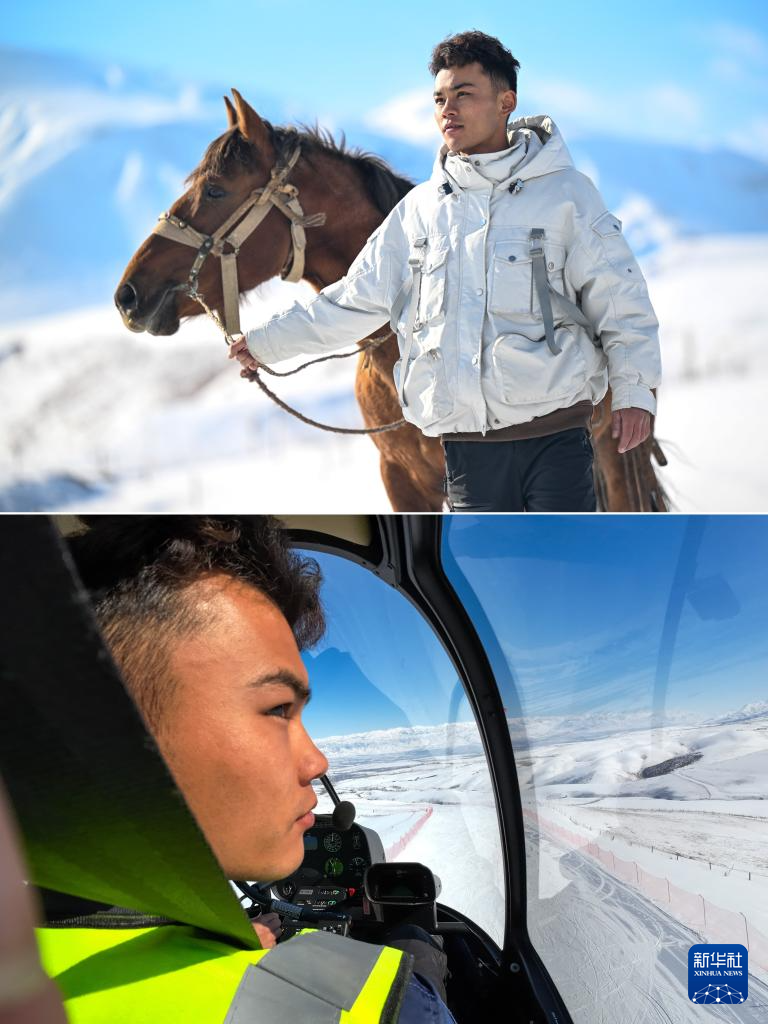图片故事丨从草原到蓝天 哈萨克族小伙逐梦云端