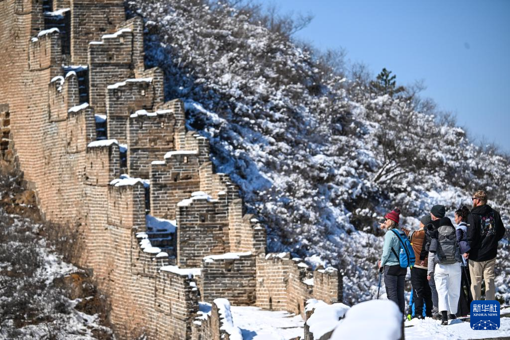 雪后金山岭长城