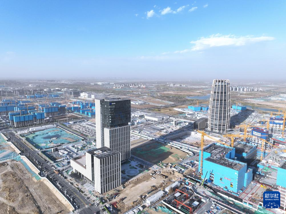 飞阅中国|瞰雄安新区新图景