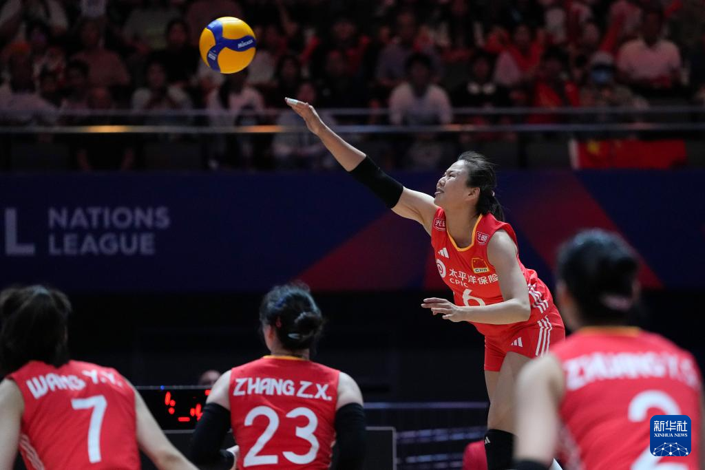 世界女排联赛（中国北京站）：中国队不敌土耳其队