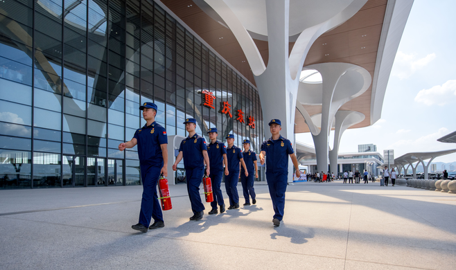 重庆市南岸区消防救援支队：党员冲锋在前 筑牢重庆东站安全屏障