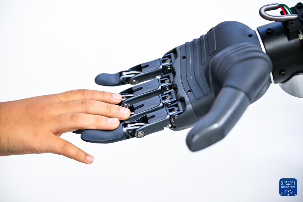 人形机器人智博会上受热捧