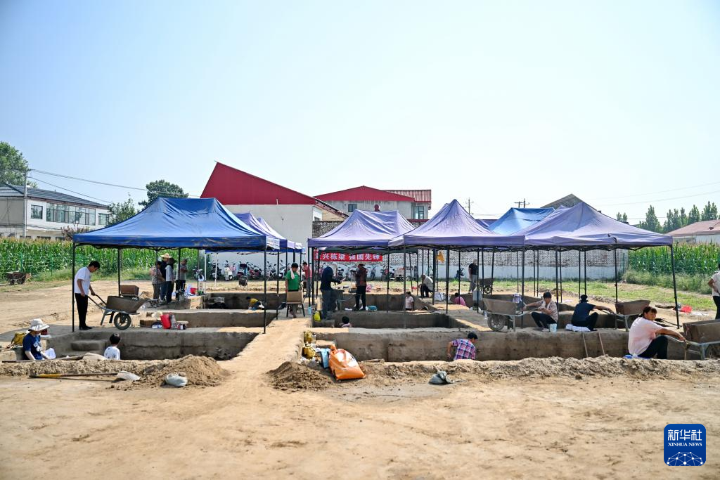 河北隆尧柏人城遗址第六次考古发掘工作持续进行