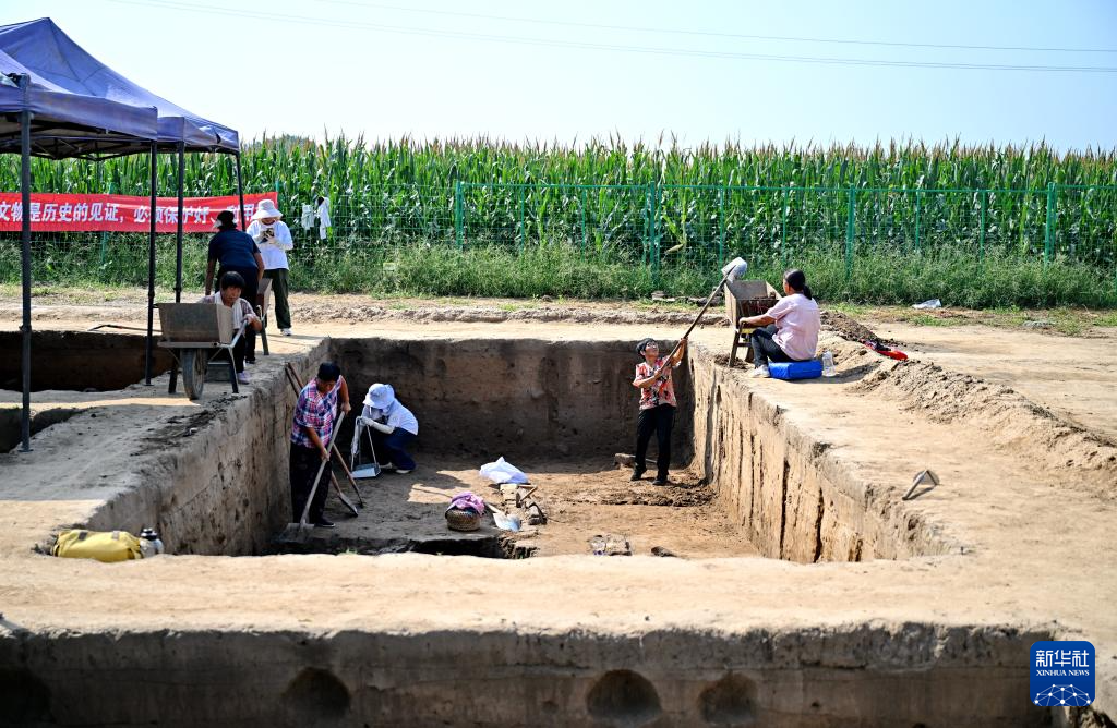 河北隆尧柏人城遗址第六次考古发掘工作持续进行