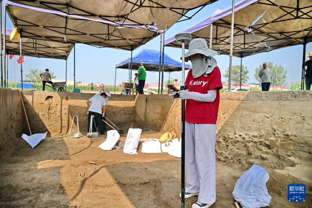 河北隆尧柏人城遗址第六次考古发掘工作持续进行