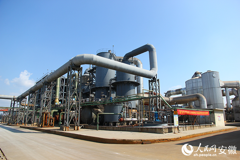 安徽向前丨池州贵池:智造“碳”路绿生金 友进冠华厂区。人民网 记者胡雨松摄