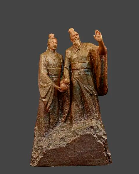 孙闯 《承传——杏林薪火，脉泽千年》 48.5×23.4×80cm 雕塑 2022年.jpg