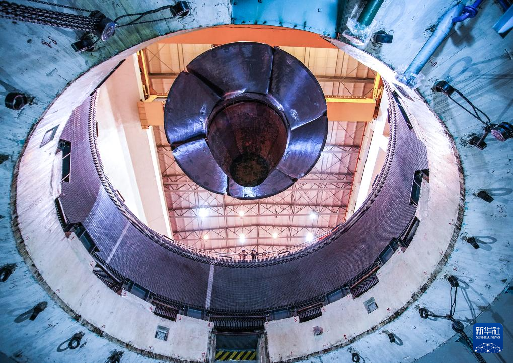 福建水口水电站5号机组大修