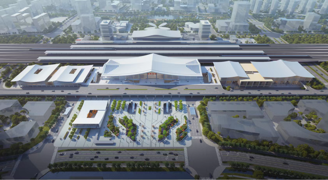 张家港东站房正式开工建设!