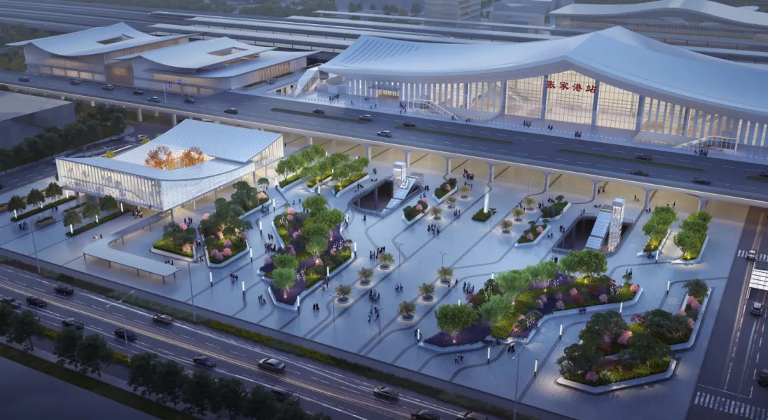 张家港东站房正式开工建设! 图片