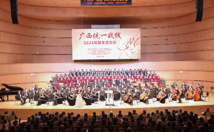 广西统一战线2026年新年音乐会在南宁举行
